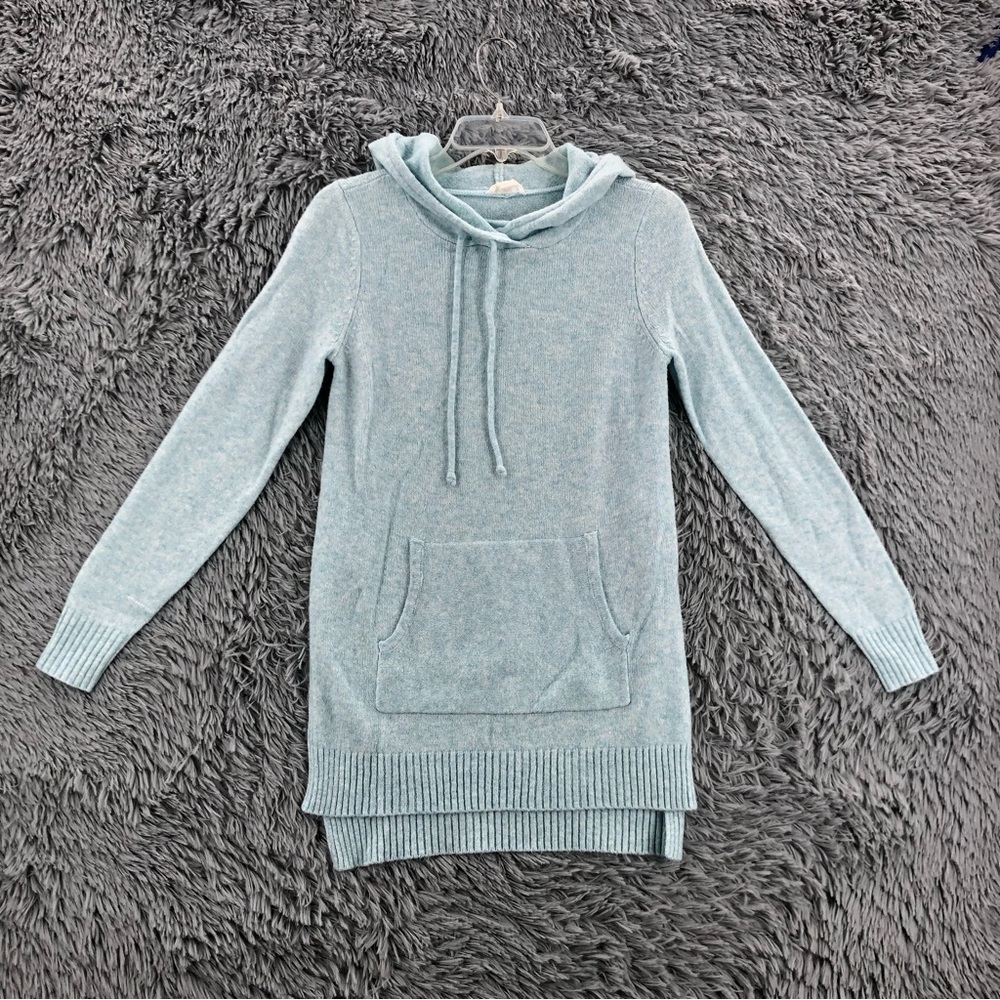 Loft Outlet Sweater Lounge Womens Small Super Soft Kangaroo Pocket Hood Light